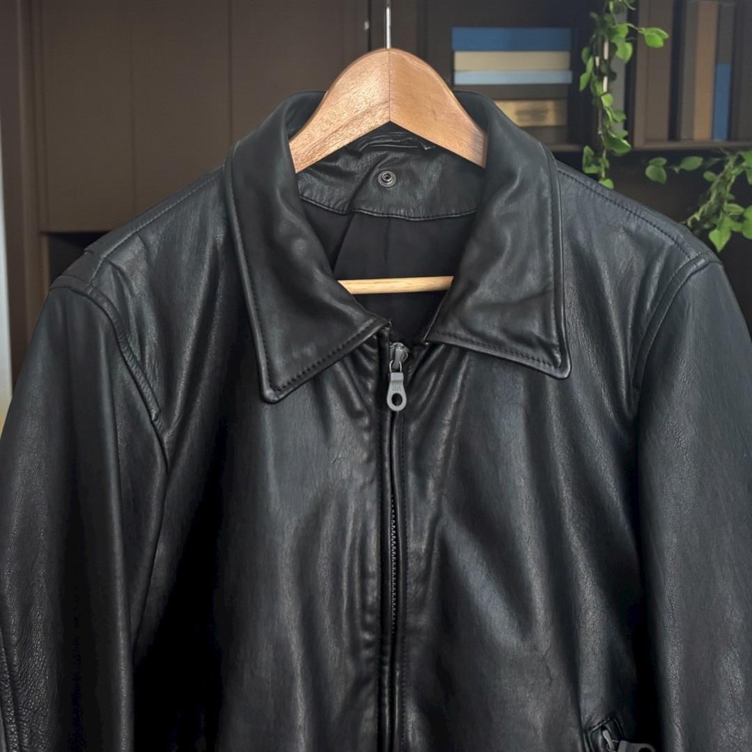 Yohji Yamamoto POUR HOMME シングルライダースジャケット