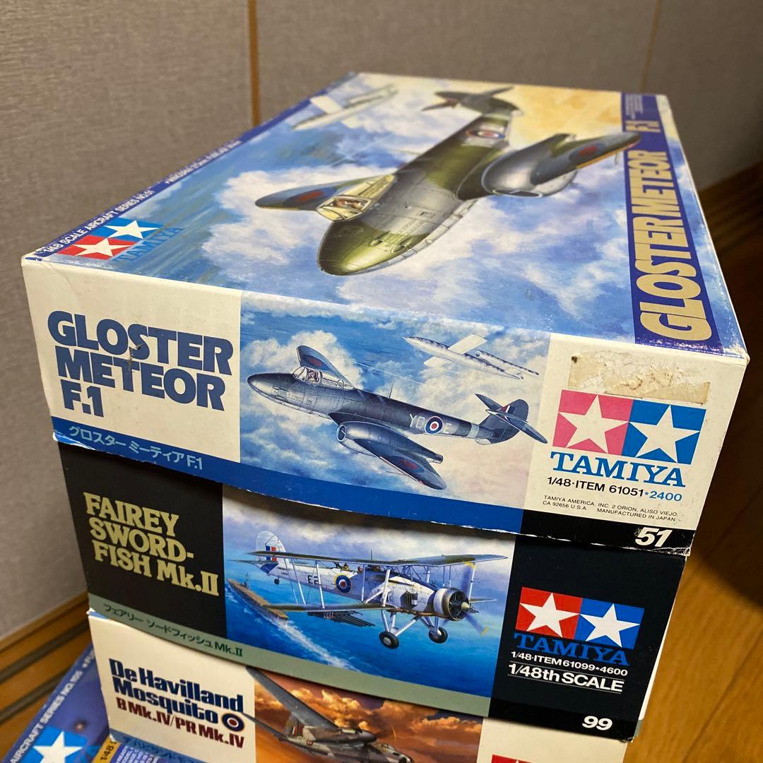 航空機模型セット TAMIYA 6 機RAFセット おまけ付き。
