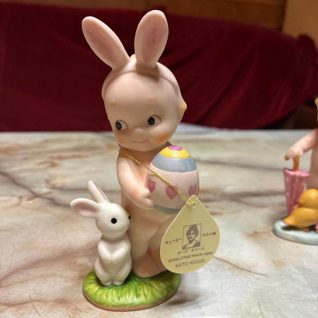 加藤工芸　陶器　キューピー　3体セット