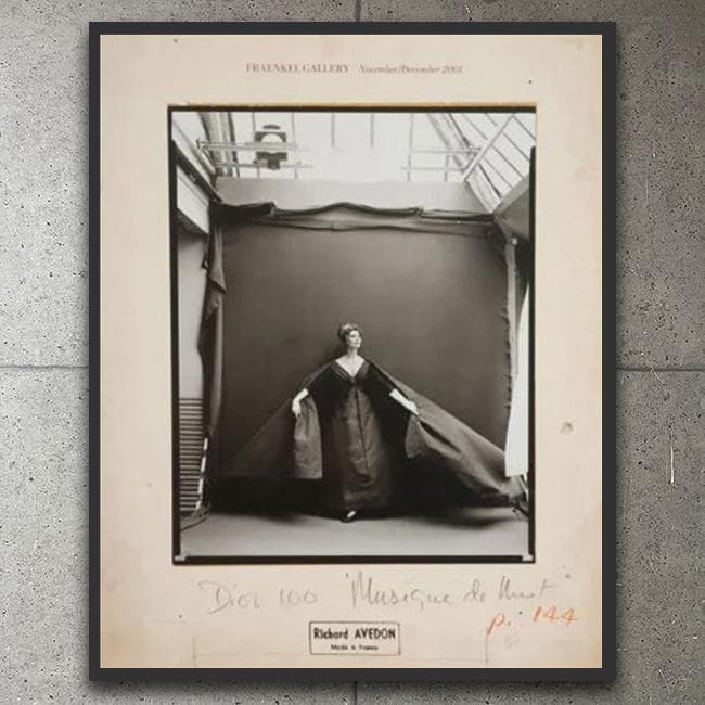 額装済/2001 exhibition Made（リチャードアベドン）/ポスター