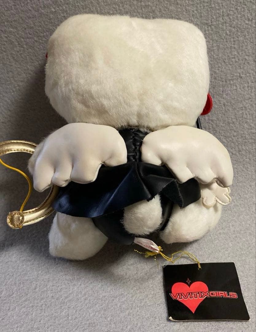 ハローキティ VIVITIX GIRLS 黒いドレス　ぬいぐるみ　2000年