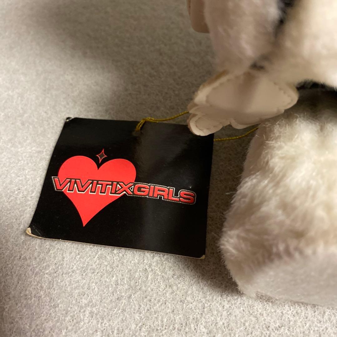 ハローキティ VIVITIX GIRLS 黒いドレス　ぬいぐるみ　2000年