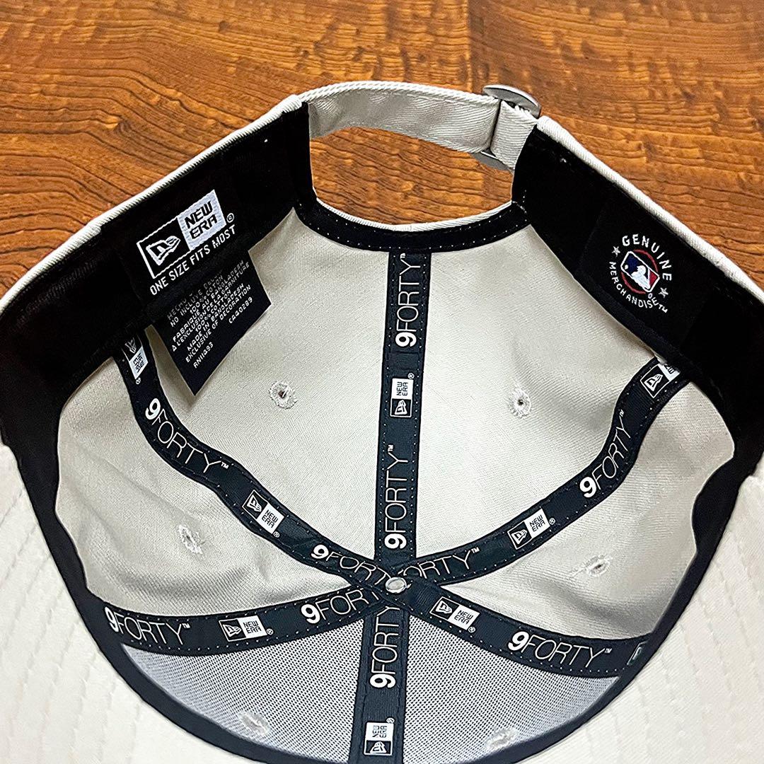 【海外限定】　ニューエラ　ドジャース 9FORTY 逆ロゴ 黒 キャップ