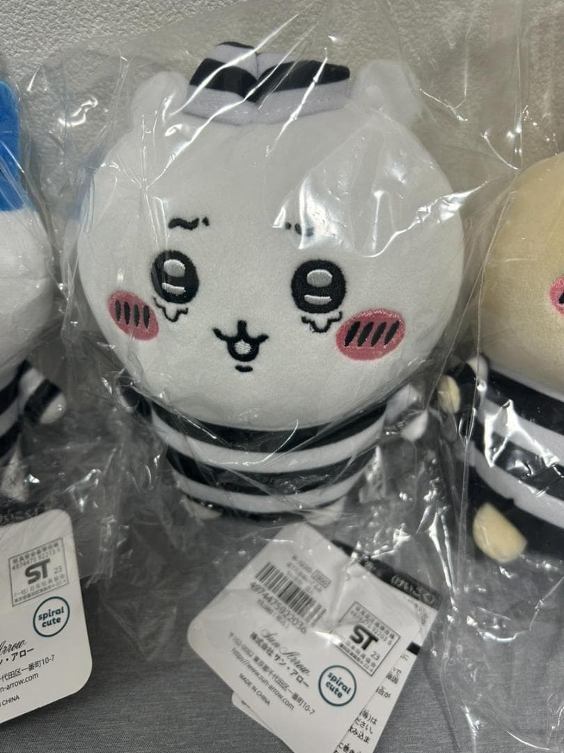 ちいかわ ナガノキャラクターズ ぽてたまぬいぐるみ 囚人