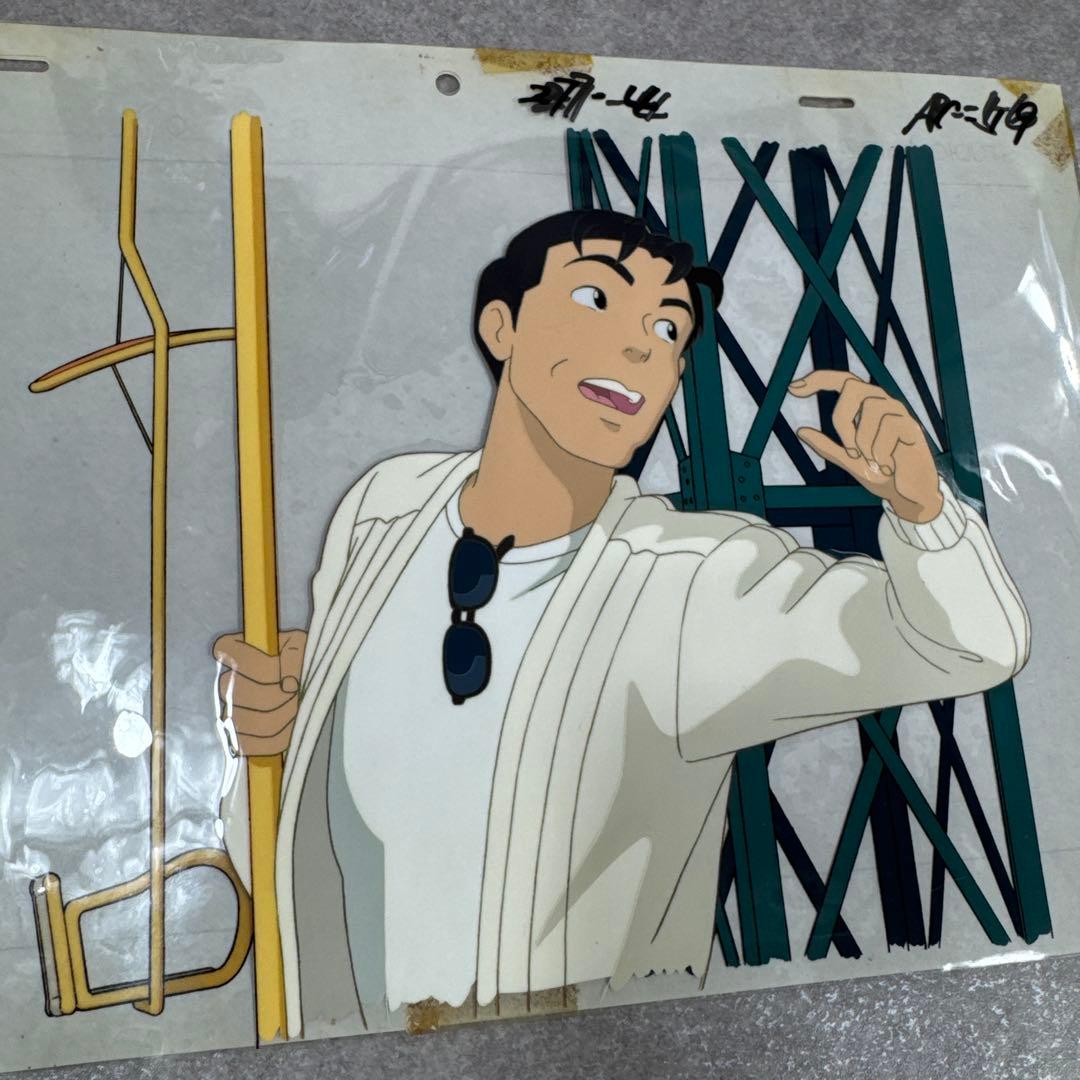 希少 おもひでぽろぽろ トシオ セル画 27-4 C19 スタジオジブリ