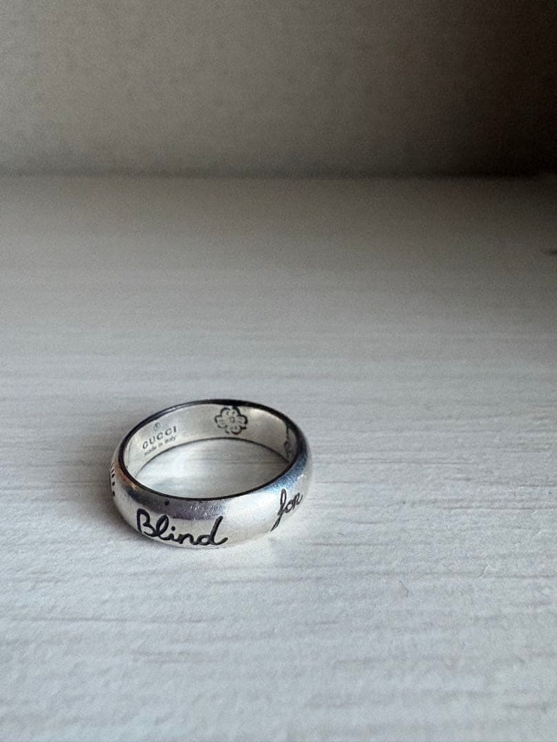 gucci blind for loveリング　10号