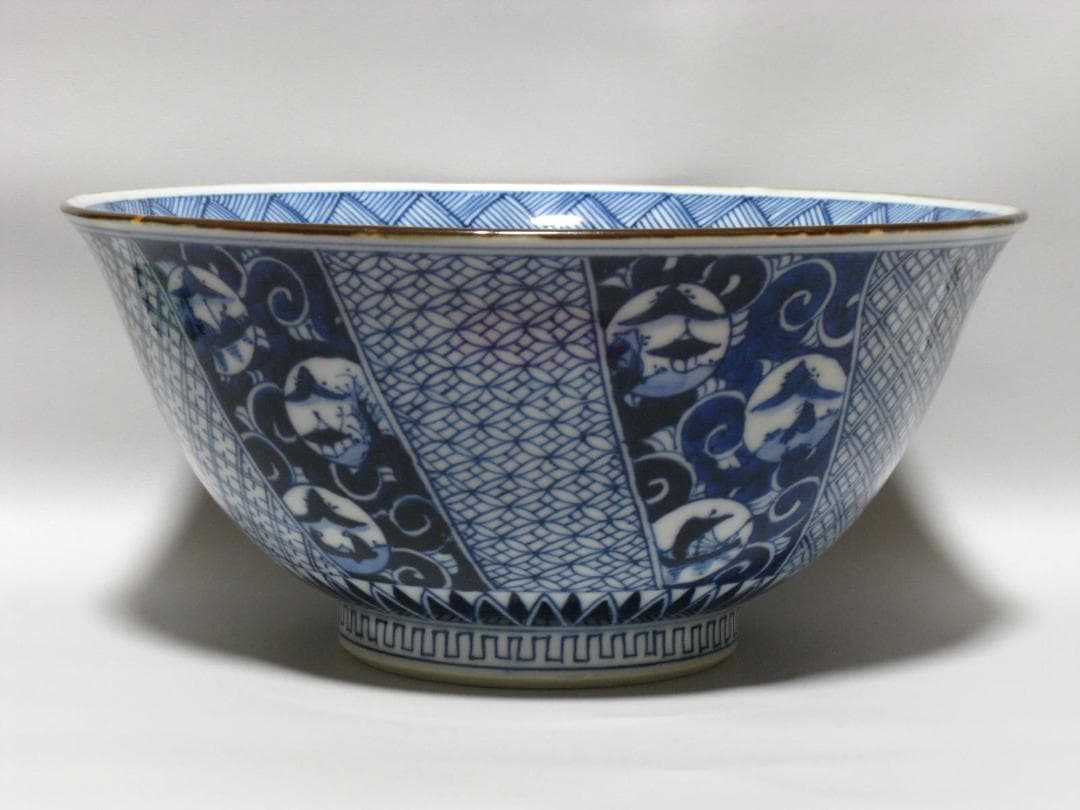 西村徳泉 作『染付 祥瑞 鉢』箱無 菓子鉢 検 人間国宝 楠部彌弌 楠部弥一