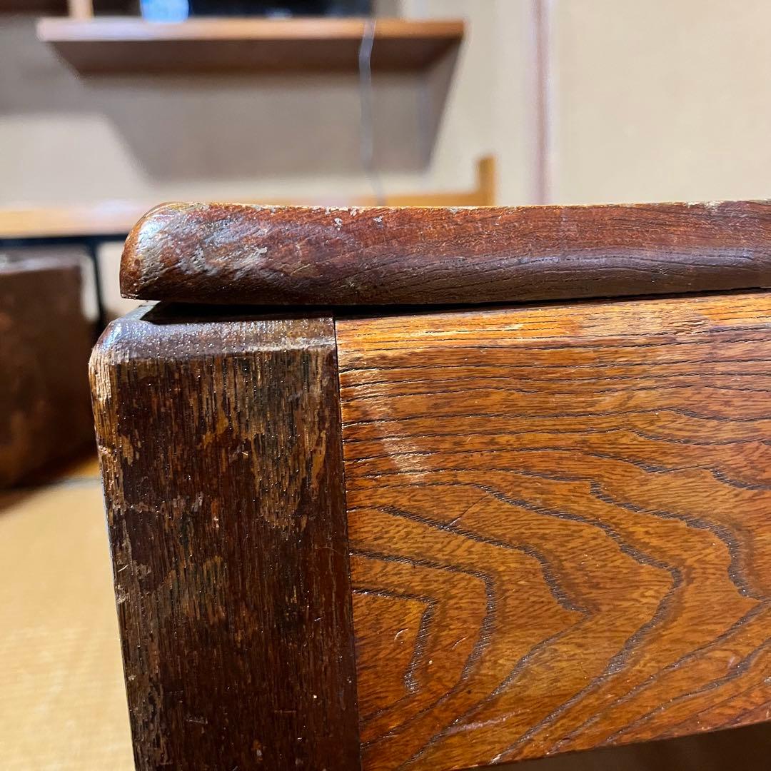 古道具　昭和レトロ　文机　ローテーブル　木製