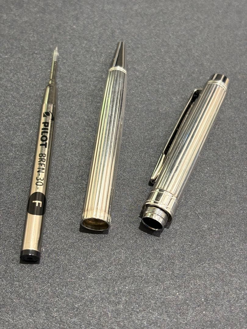 パイロット グランセNC スターリングシルバー ボールペン ストライプ