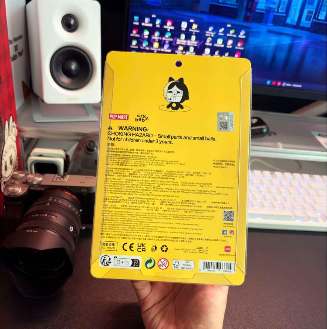 POPMART CRYBABY SITTING SPACE CAT限定フィギュア