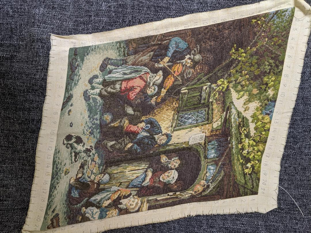 ヨーロッパ式刺繍絵タペストリー: The Violinist