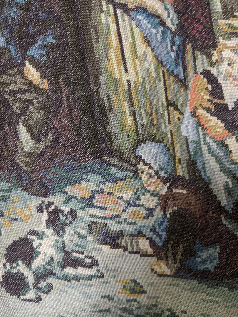 ヨーロッパ式刺繍絵タペストリー: The Violinist