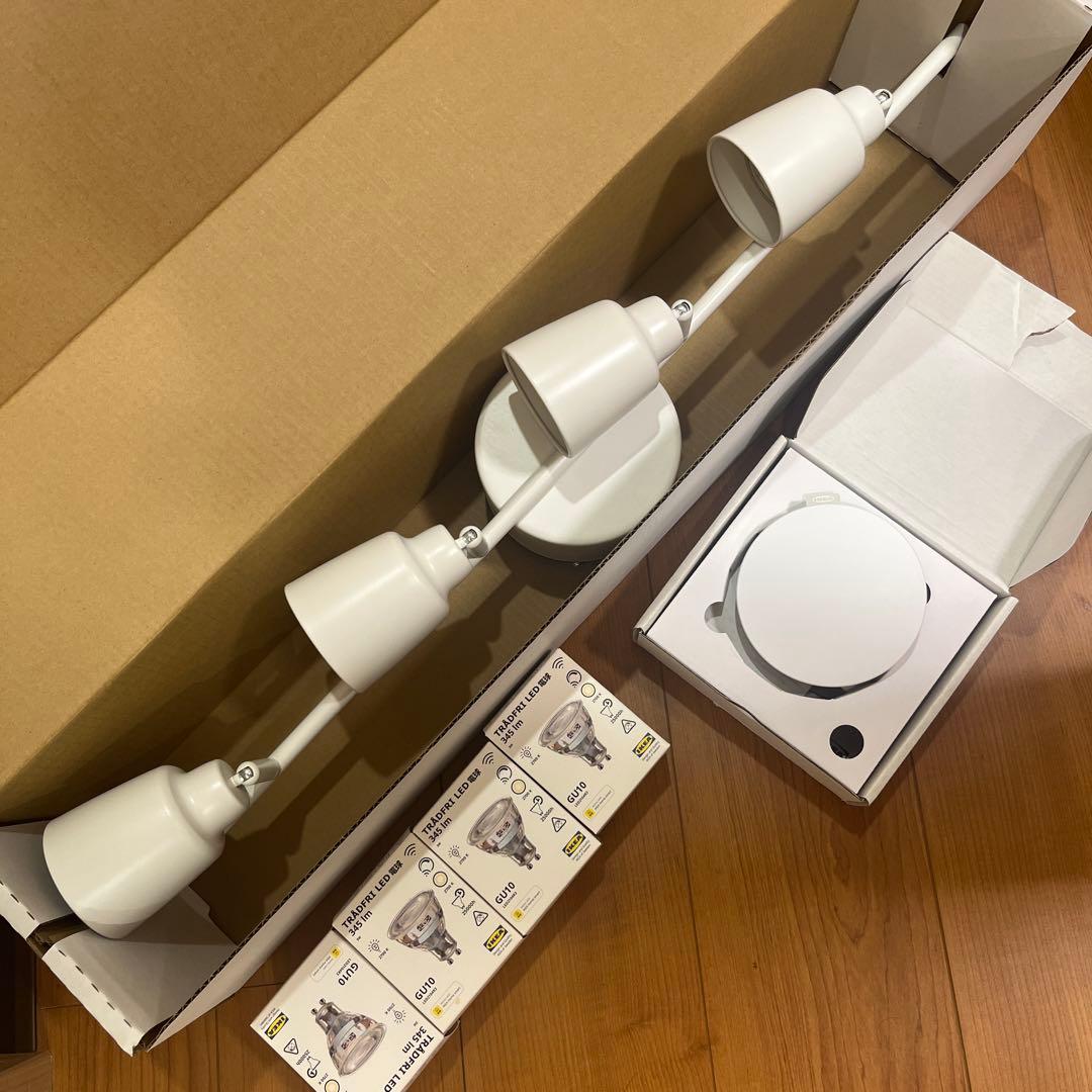 IKEA KNUTBOホワイト / DIRIGERA セット