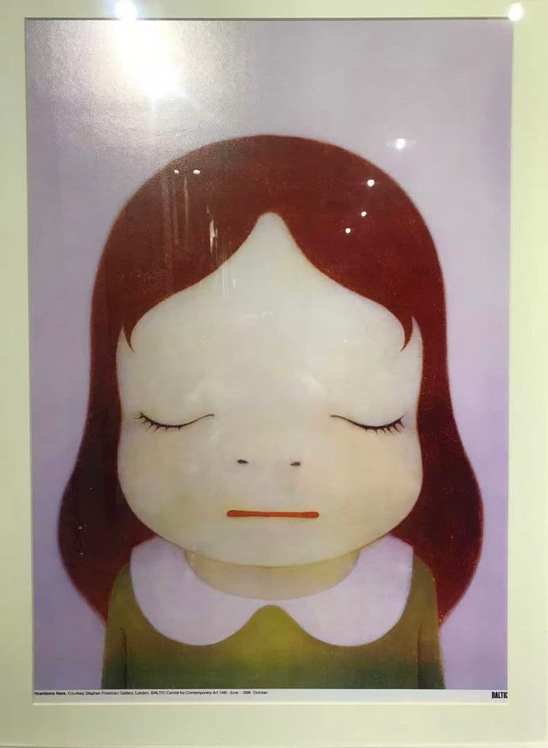 奈良美智 ポスター 2枚 Eyes Open & Eyes Closed