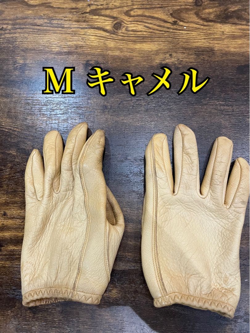 LAMP GLOVES ランプグローブス　MID キャメル　最終値下げ　M