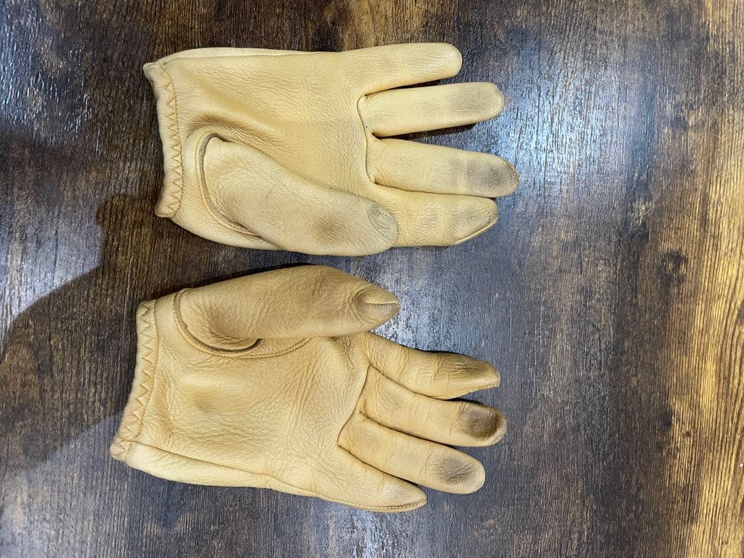 LAMP GLOVES ランプグローブス　MID キャメル　最終値下げ　M