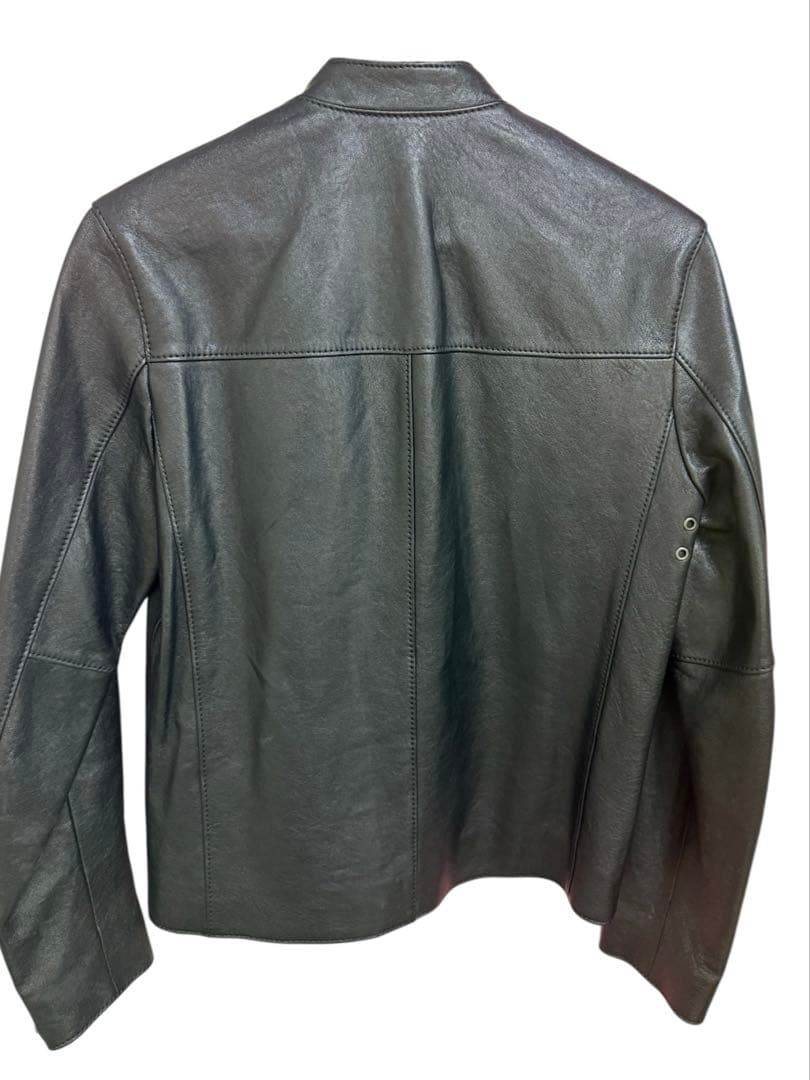 COACH コーチ レザージャケット シングルライダース ブラック メンズ