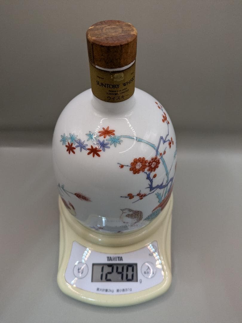 未開栓 サントリー ウイスキー 43% 有田焼ボトル 岩尾對山窯 1240g