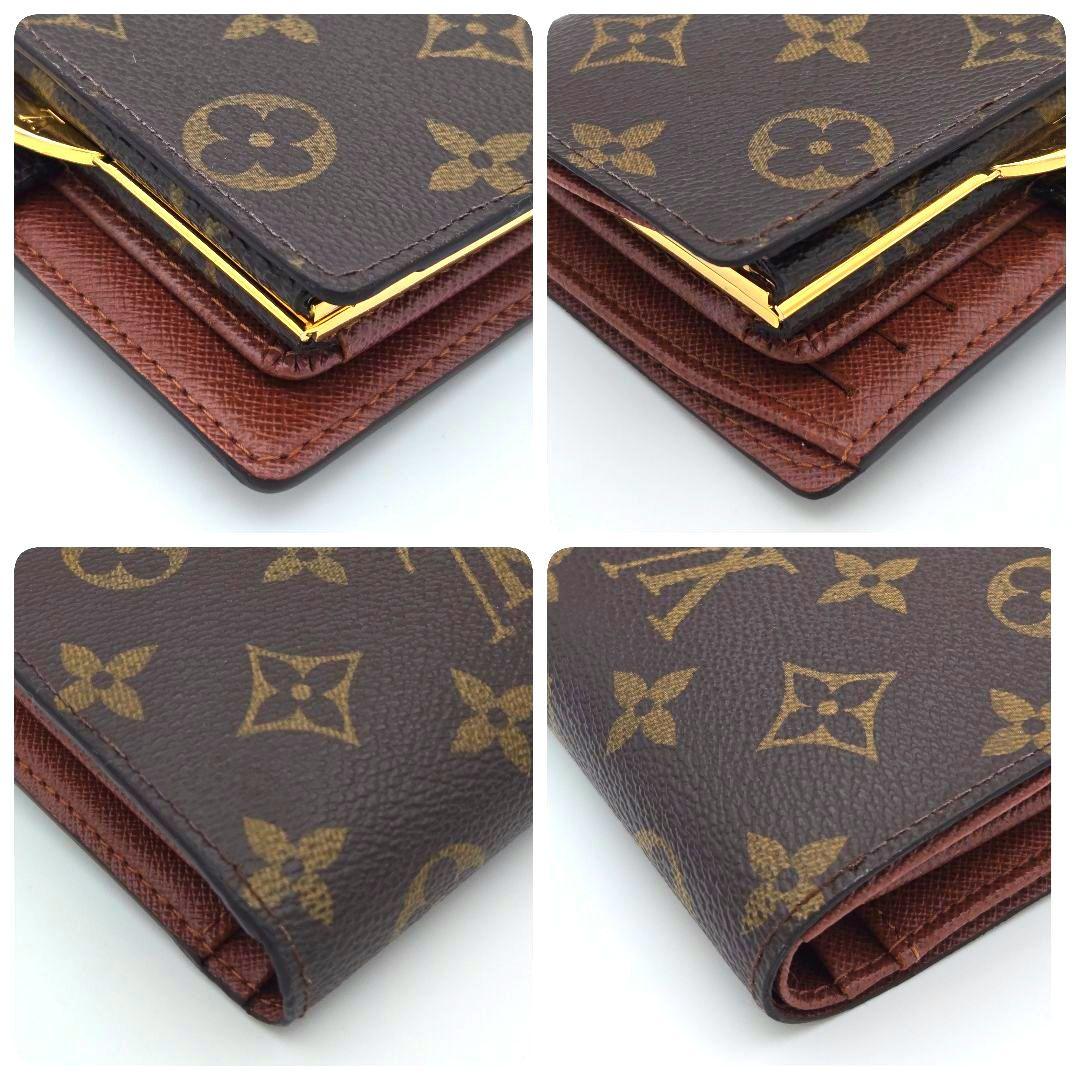 新型 ルイヴィトン ポルトフォイユ ヴィエノワ モノグラム がま口 二つ折り財布