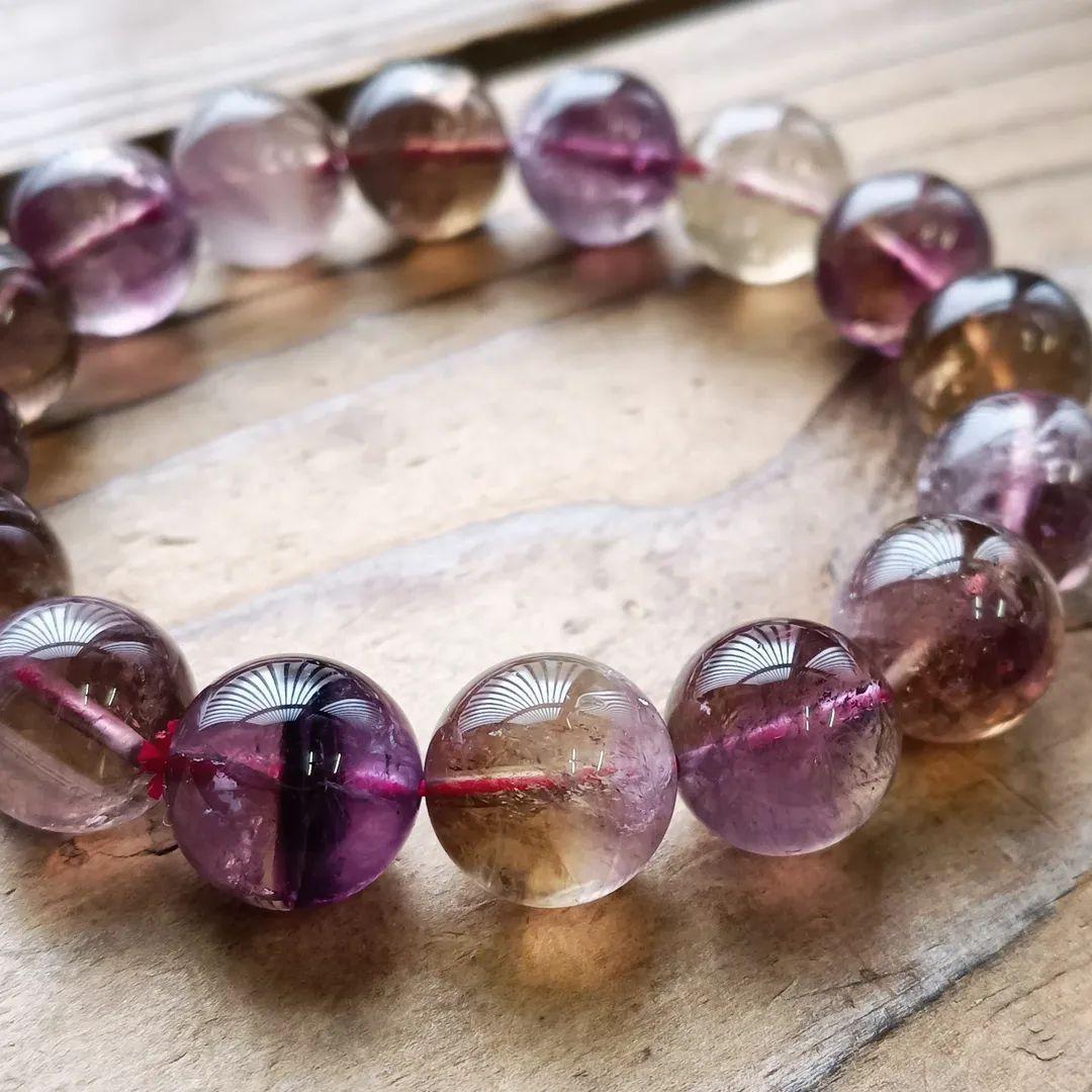 魔法陣の4（マジックフォー）のブレスレット スーパーセブン アメトリン シトリン