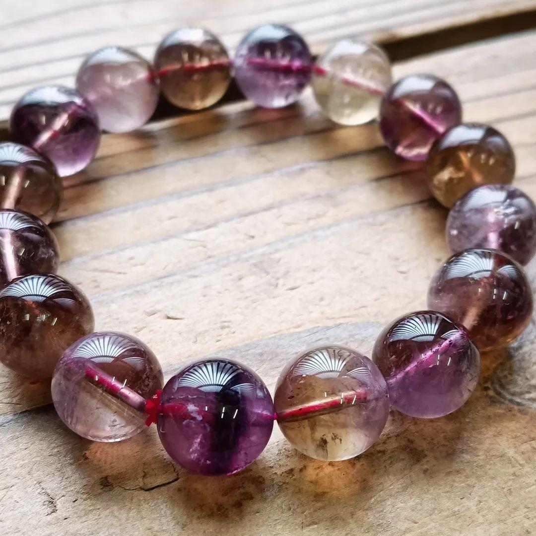 魔法陣の4（マジックフォー）のブレスレット スーパーセブン アメトリン シトリン