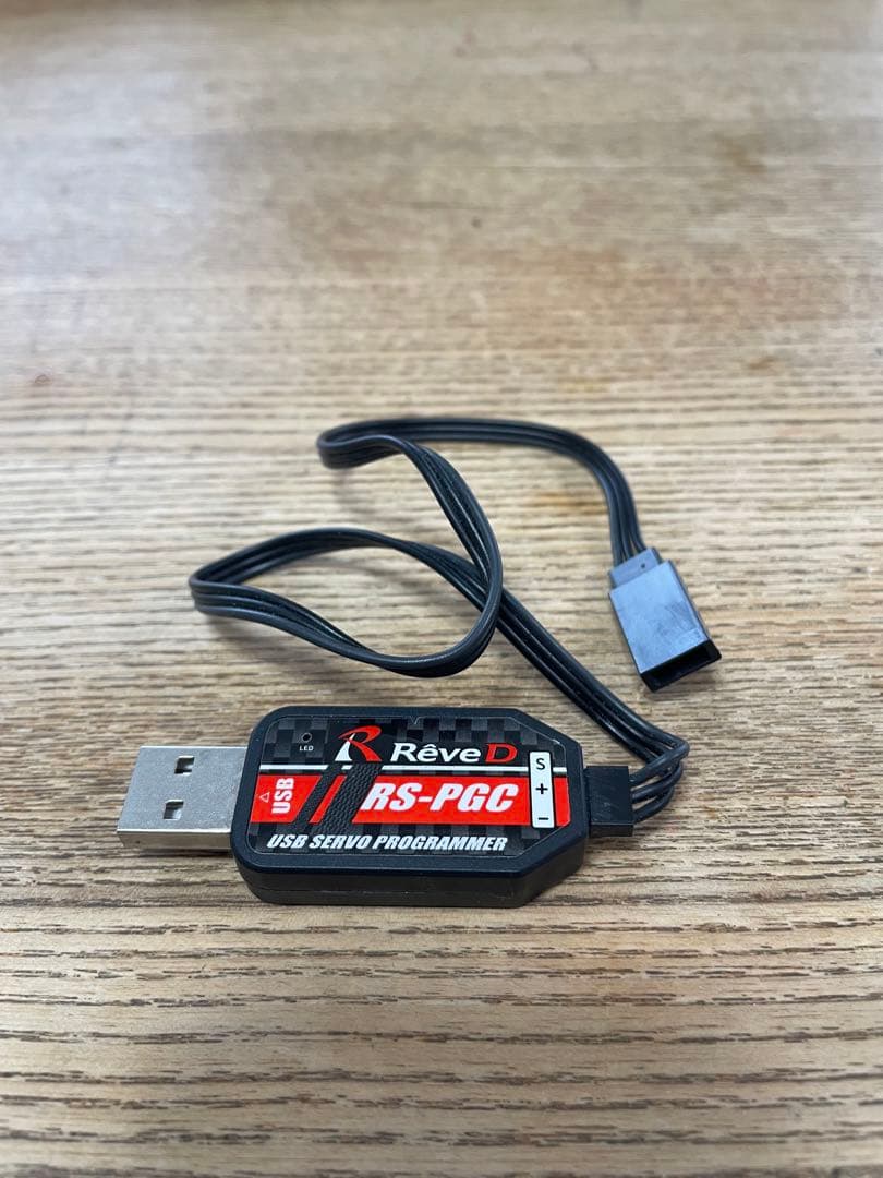 レーヴD RS-STサーボ、REVOXジャイロ、サーボプログラマー