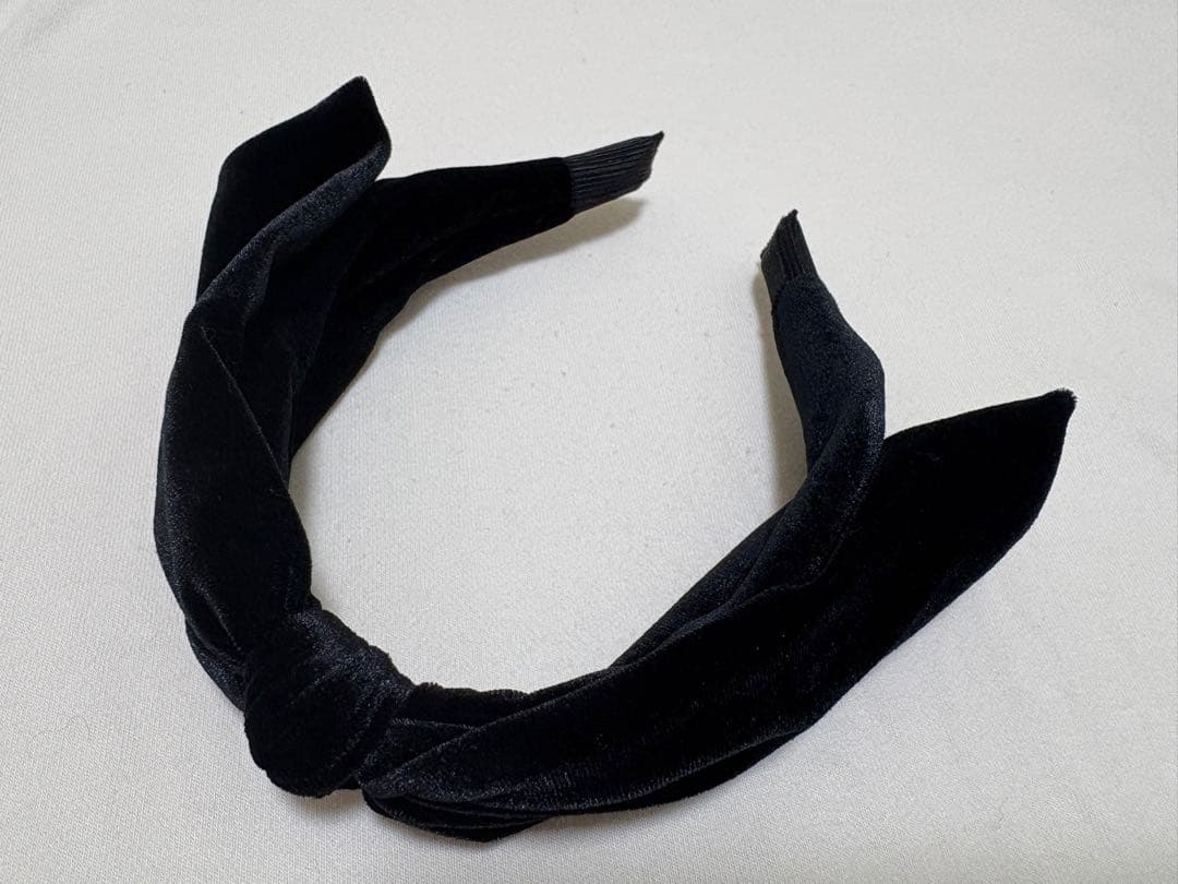 COUDREクードル リボンカチューシャ ブラック CD118