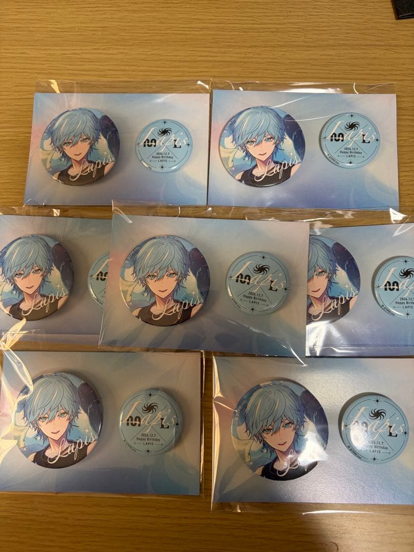 めておら　らぴす　birthday 缶バッジ