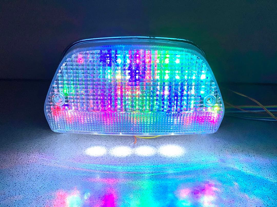 RGB ゼファー400X☆テールランプLEDユニット☆超爆光57発!