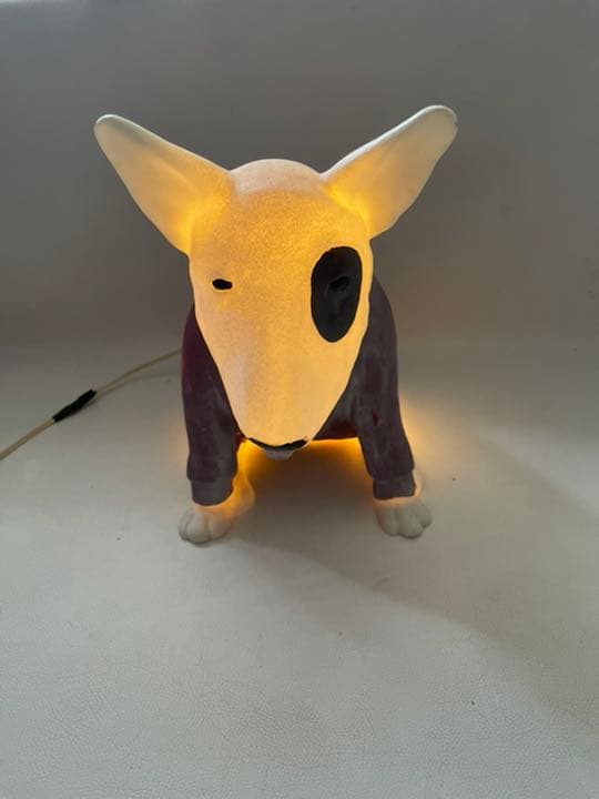 ブルテリア インテリア照明 間接照明 常夜灯 ファッションライト 希少 中古品