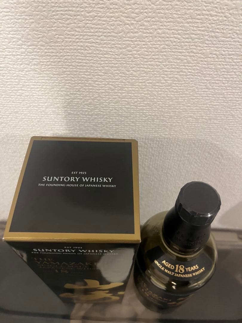 や*き様 【美品】山崎 18年 空瓶　箱付き