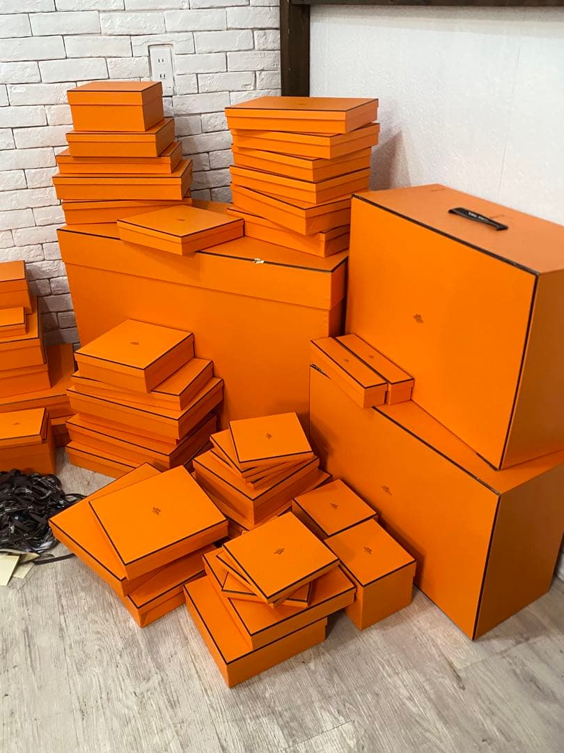 【東京都内23区配送無料】本物　エルメス　箱　大量　まとめ買い　ギフトボックス