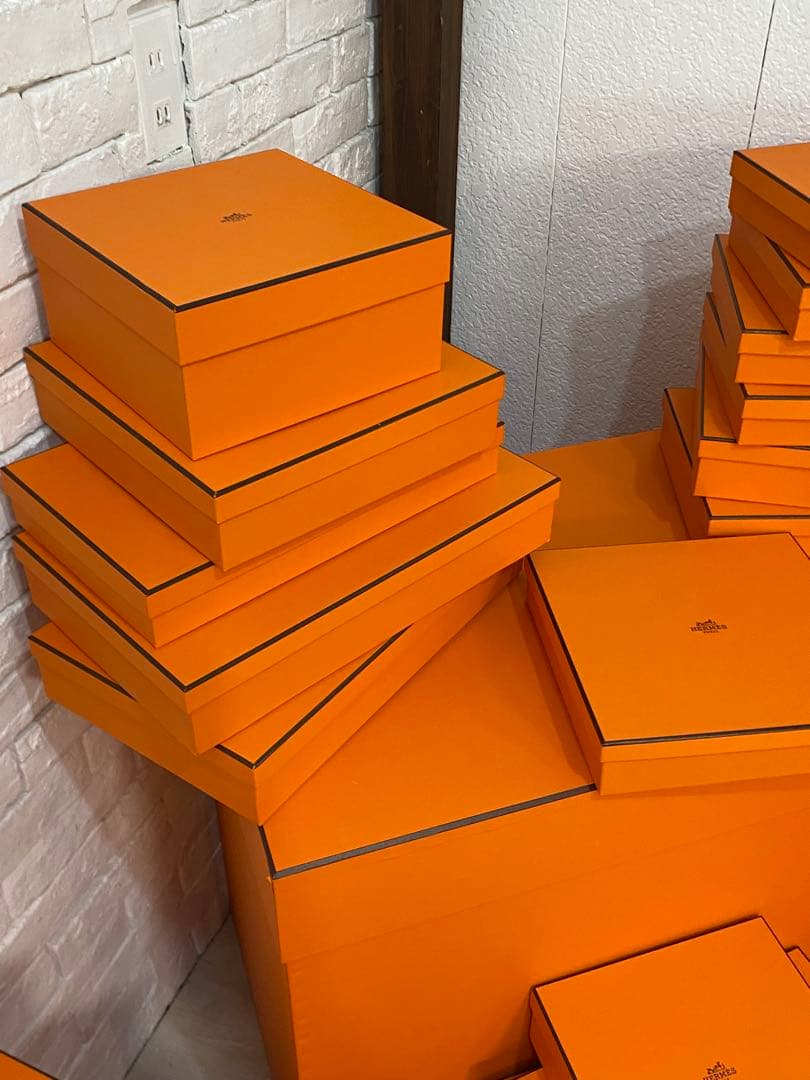 【東京都内23区配送無料】本物　エルメス　箱　大量　まとめ買い　ギフトボックス