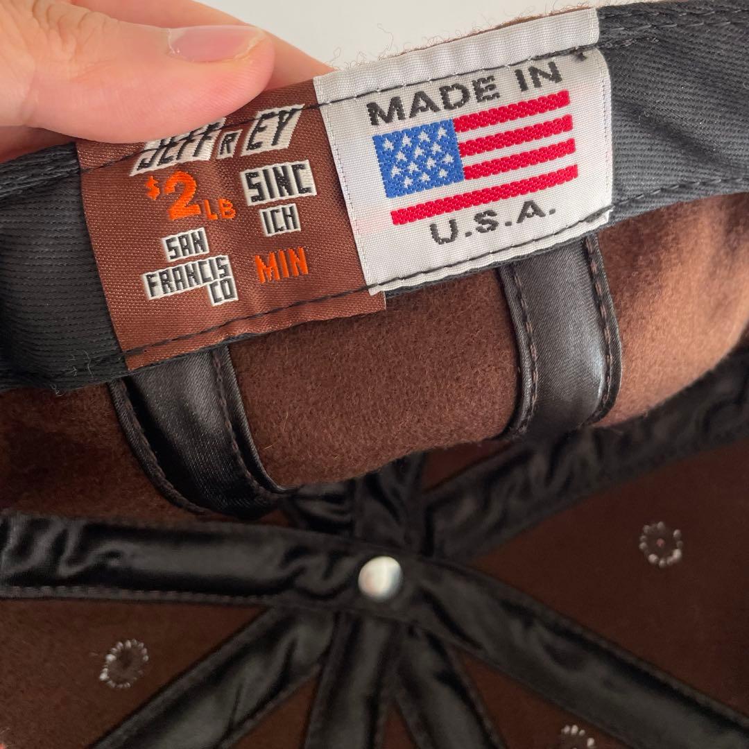 JEFFREY SINCICH SF baseball cap ブラウン