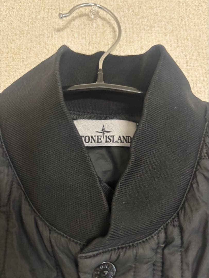 STONE  ブラック キルティングベスト