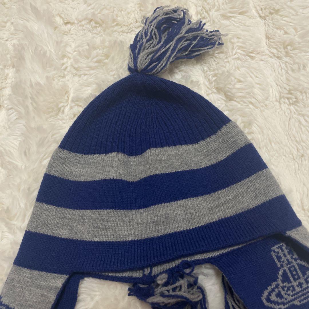 【レア】ヴィヴィアン Vivienne Westwoodニット帽 耳あて付き