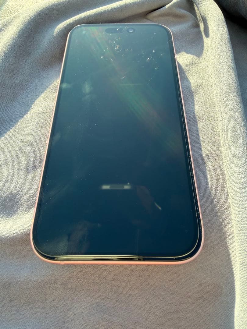 iPhone15 ピンク256GB 本体　2025年購入　新品保護フィルム付き