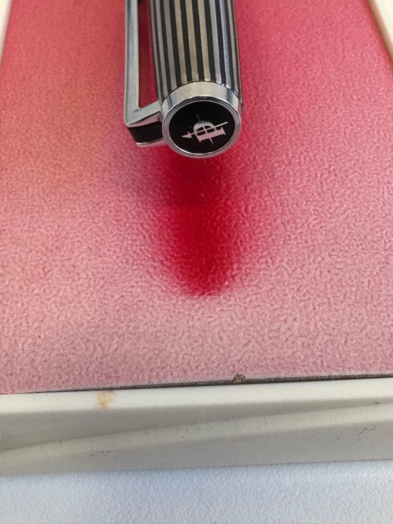 PILOT 万年筆 18K-WG ケース付き カスタム　ストライプ