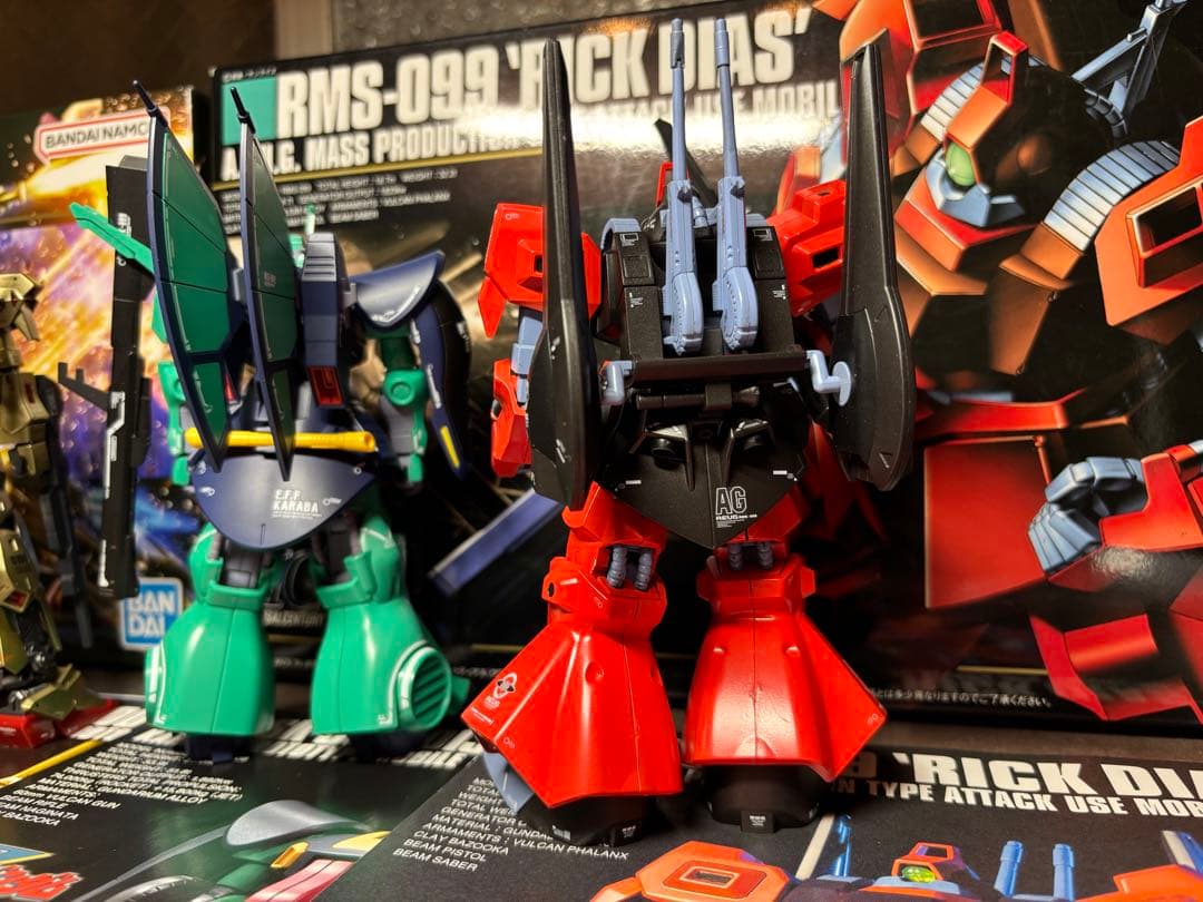 バンダイ　HG リックディアス、ディジェ2体セット