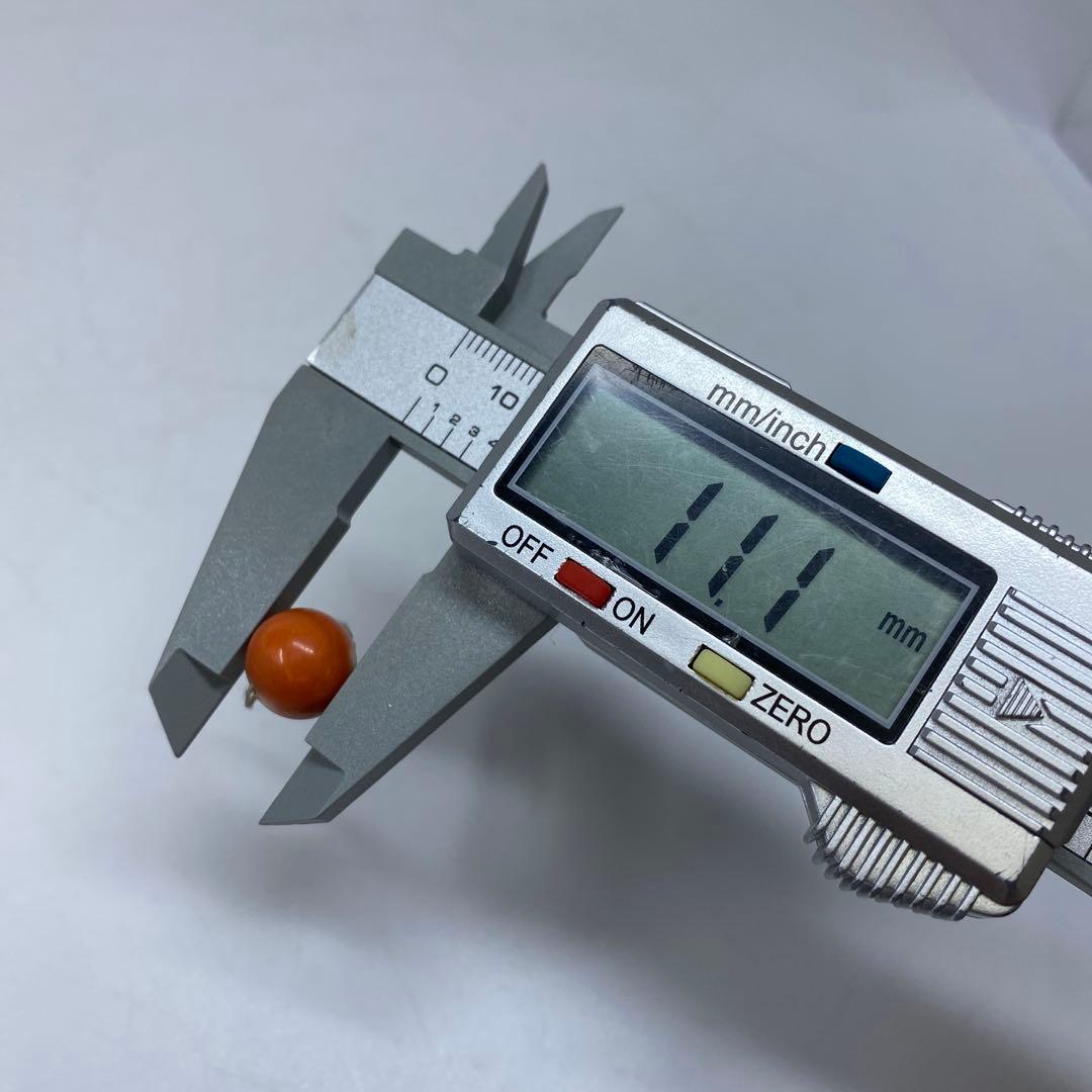 本赤珊瑚　丸玉、大玉アクセサリー、指輪　83g 東Y7-0217☆2Fトヒサ