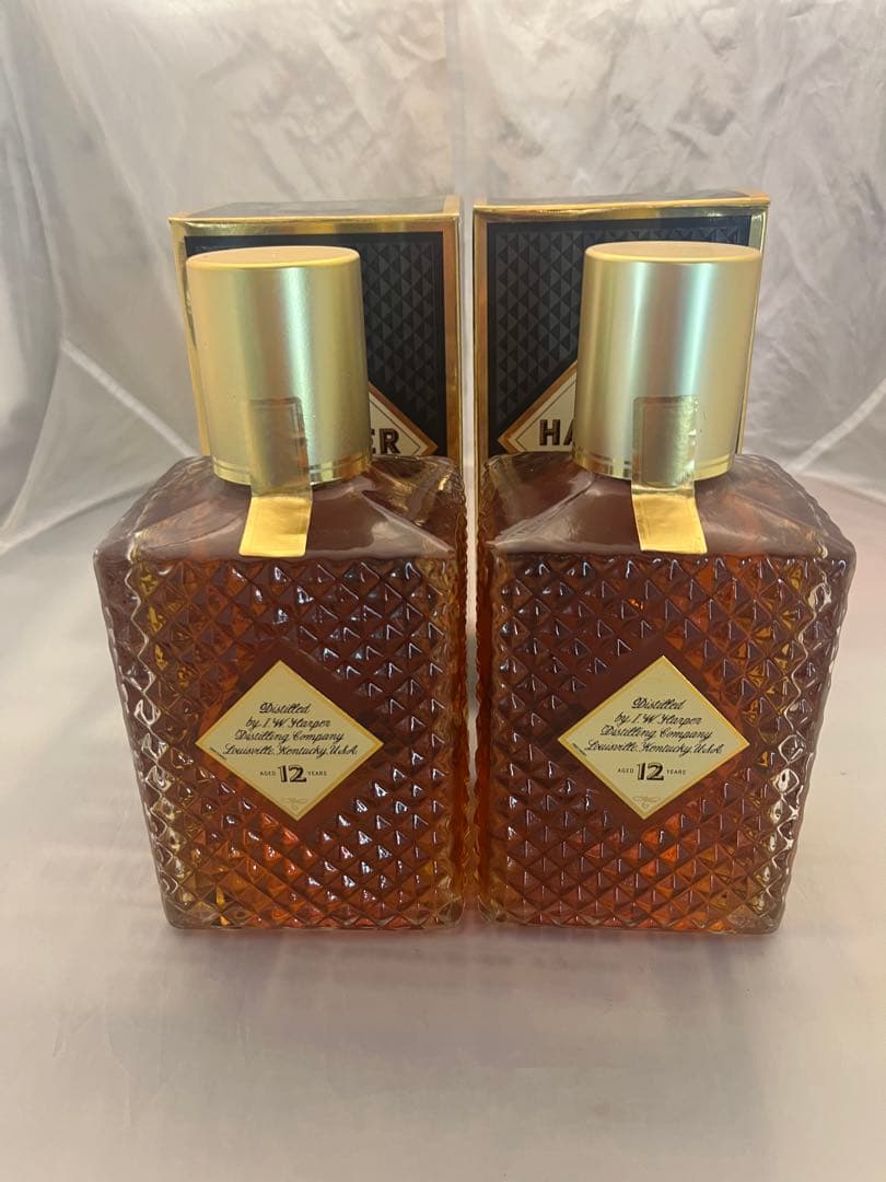 IWハーパー　12年　旧ラベル　2本（国内専用）