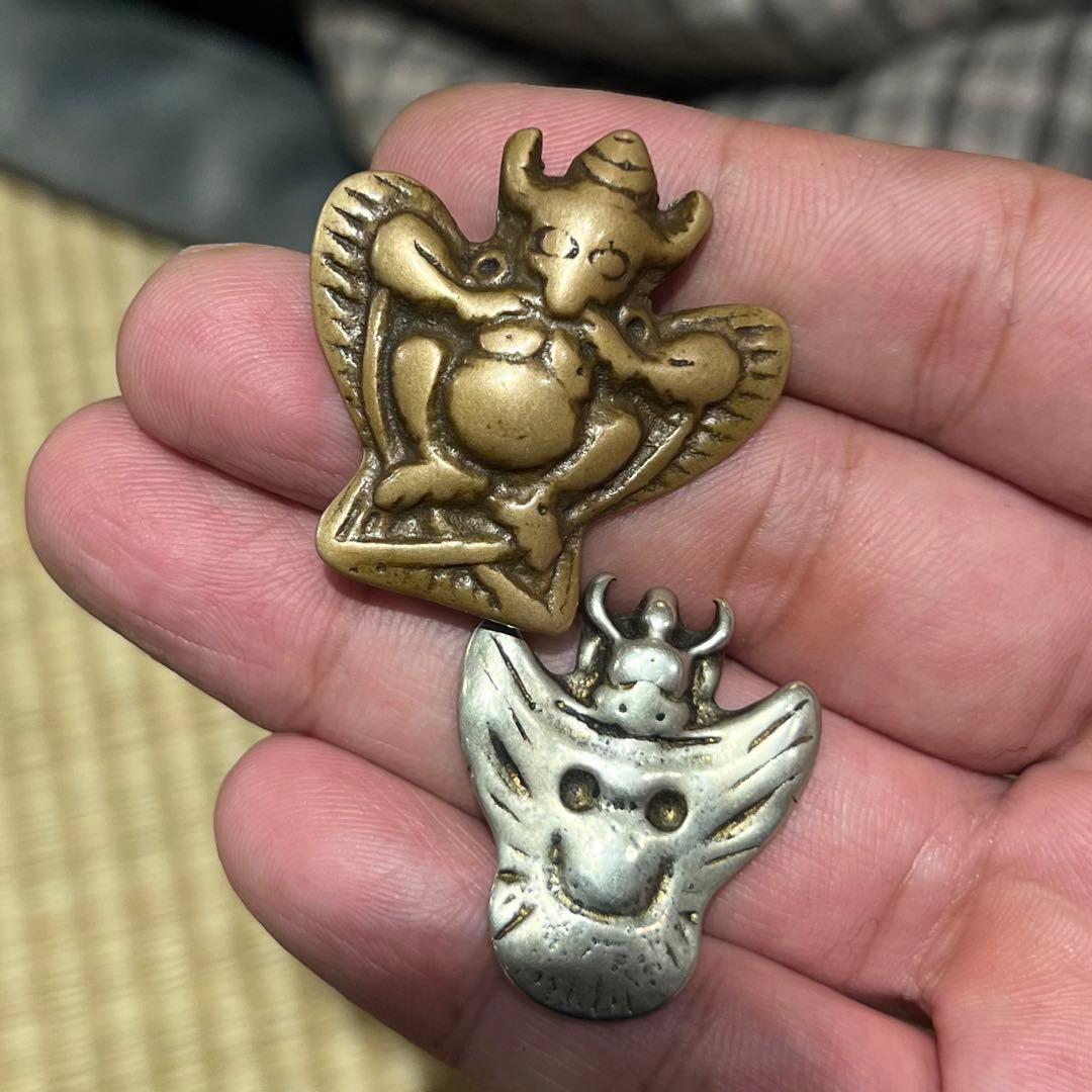 天鉄 チベット インド大鵬鳥神 ミニ仏像