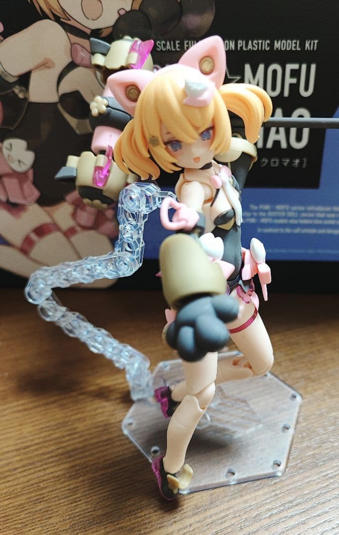 コトブキヤ メガミデバイス PUNI☆MOFU 黒マオ 完成品