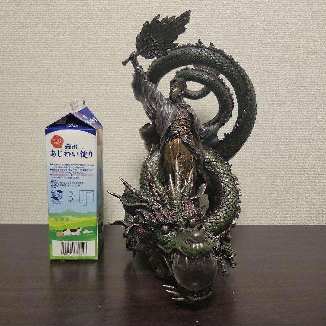 百花三国志　正子公也　諸葛亮孔明　フィギュア ブロンズ風　コールドキャスト