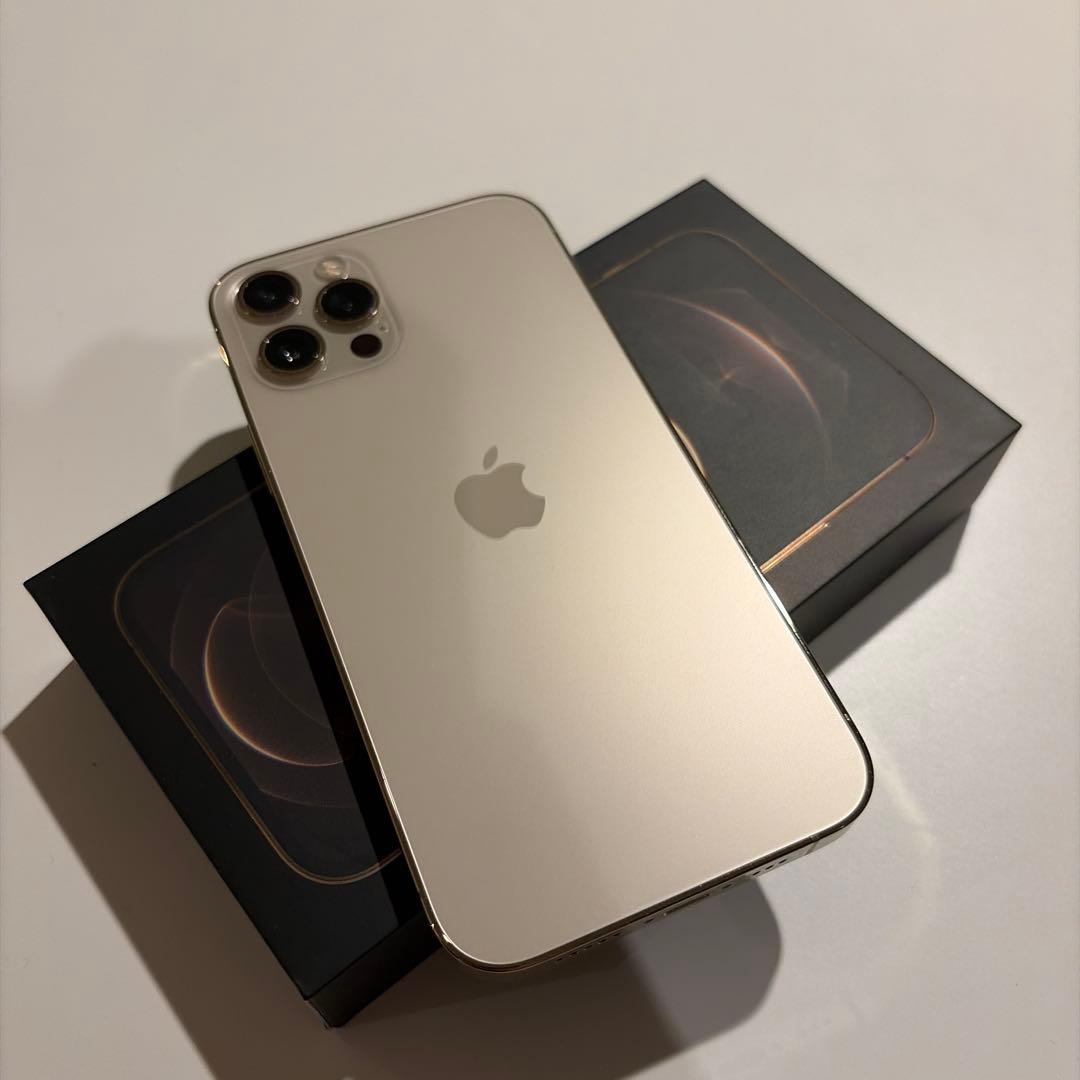 【美品】iPhone12pro 256GB 本体 ゴールド