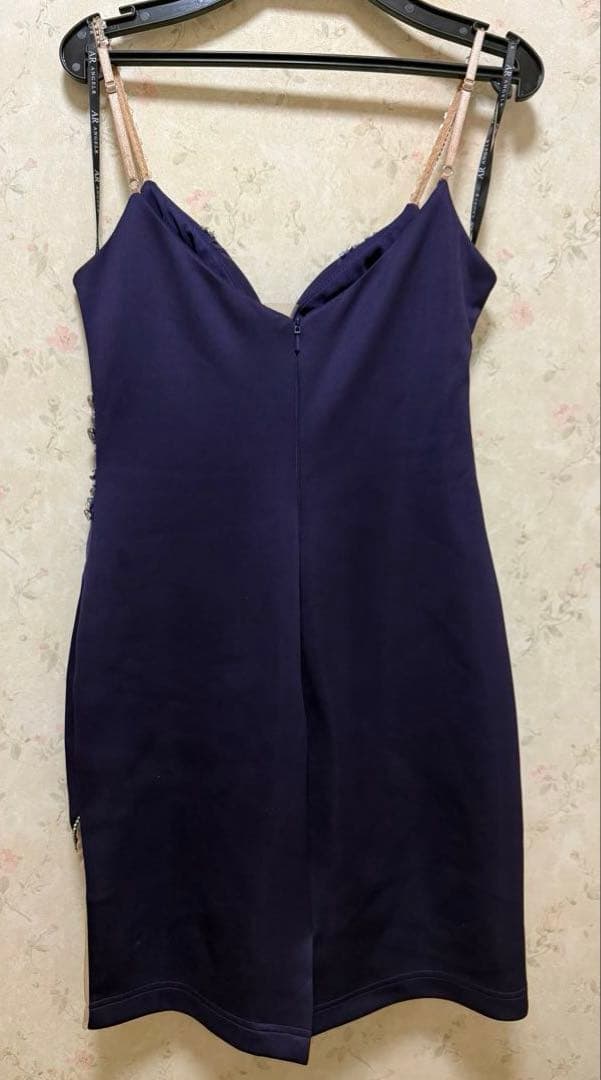 AngelR 紫ドレス キャバドレス Mサイズ ミニドレス　エンジェルアール