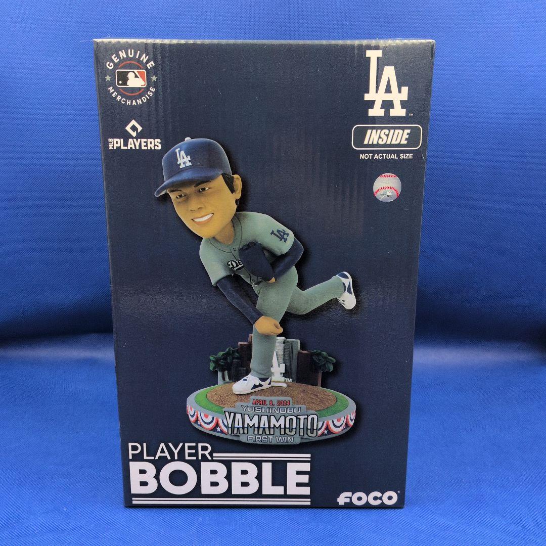 メ*ん様 山本由伸 2024年ドジャース初勝利 ボブルヘッド 世界218個限定版
