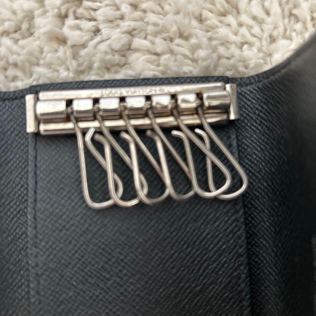 【美品】ルイヴィトン ダミエ グラフィット ミュルティクレ6 キーケース