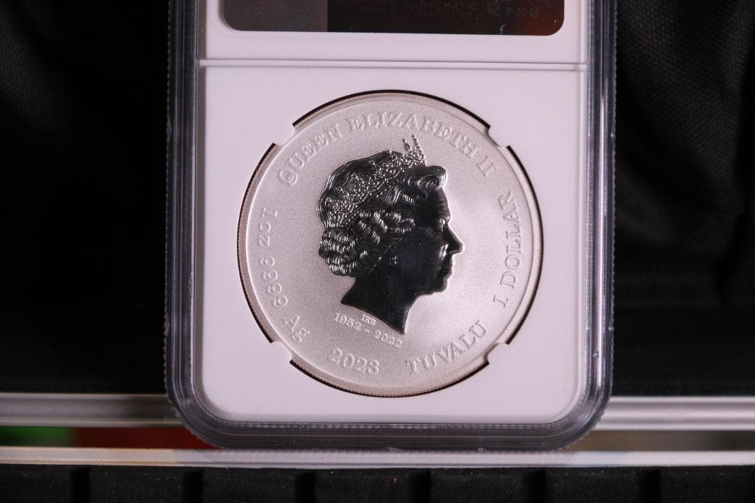 2023 Tuvalu 007 1ドル銀貨 NGC MS70FR