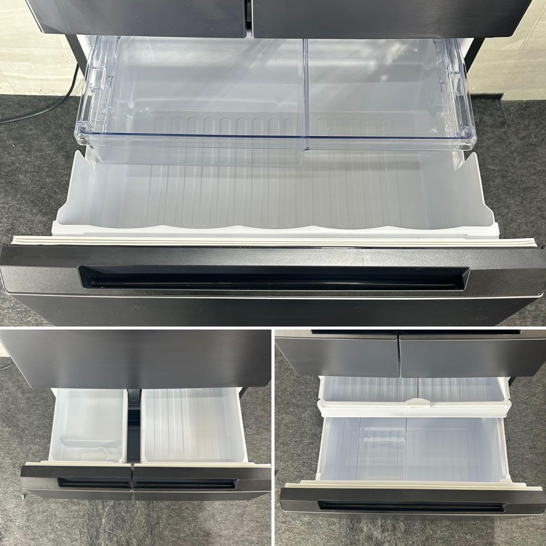 SHARP 大型冷蔵庫 457L 6ドア観音開き 2024年 高年式 d4491